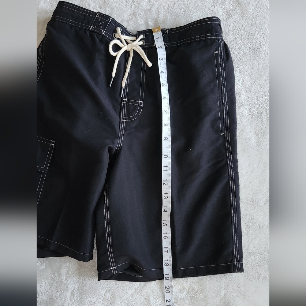 George Men’s Black Cargo Eboard Swim Shorts, Size Small (28–30), 9” Inseam, NWT - Picture 16 of 16